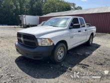 2017 RAM 1500 Extended-Cab Pickup Truck Runs & Moves) (Check Engine Light On, ABS Light On, Traction