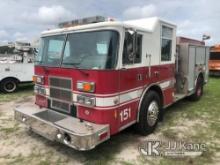 (Ocala, FL) 2003 Pierce Series 40 Pumper/Fire Truck Runs & Moves