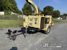 (Shelby, NC) 2015 Vermeer BC 1200XL Chipper (12" Drum) No Title) (Runs) (Does Not Move, Body Damage