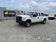 2012 Ford F250 4x4 Extended-Cab Pickup Truck Runs & Moves) (Check Engine Light On, Body Damage