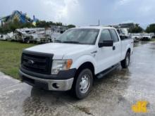 (Riviera Beach, FL) 2014 Ford F150 4x4 Extended-Cab Pickup Truck Runs & Moves) (FL Residents Purchas