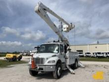 Altec AA55E-MH, Material Handling Bucket Truck rear mounted on 2016 Freightliner M2 106 4x4 Utility 