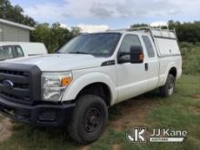 2015 Ford F250 4x4 Extended-Cab Pickup Truck Runs & Moves) (Exhaust Leak, Body Damage, Check Engine 