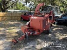 (Tampa, FL) 2017 Morbark Beever M12RX Chipper (12" Drum) No Key) (Not Running, Condition Unknown) (E