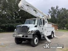 Altec AA55-MH, Material Handling Bucket Truck rear mounted on 2017 International 7300 4x4 Utility Tr