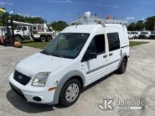 (Riviera Beach, FL) 2013 Ford Transit Connect Mini Cargo Van Runs & Moves) (Weak Brakes, Chip Paint