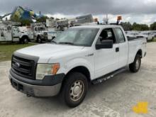 (Riviera Beach, FL) 2013 Ford F150 4x4 Extended-Cab Pickup Truck Runs & Moves) (FL Residents Purchas
