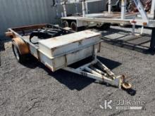 2014 P&T Trailers 5x10AF S/A Material Trailer NO TITLE) (Rust Damage