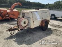 1987 Ingersoll Rand P175WJD Portable Air Compressor Not Running, Missing Parts) (Operating Condition