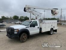 ETI ETC37-IH, Articulating & Telescopic Bucket Truck mounted behind cab on 2014 Ford F550 4x4 Servic