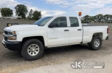 2016 Chevrolet Silverado 1500 Extended-Cab Pickup Truck Runs, Hard to Move-Condition Unknown, Needs 