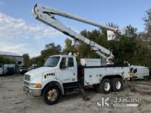 Altec AA55E-MH, Material Handling Bucket Truck rear mounted on 2009 Sterling Acterra T/A Utility Tru