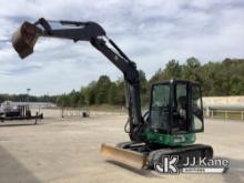 2017 John Deere 50G Mini Hydraulic Excavator Runs, Moves, & Operates) ( Body Damage