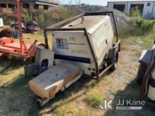 (Midlothian, TX) Ingersoll Rand P185WJD Air Compressor, trailer mtd No Title)(Missing Parts, Not Run