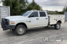 (South Beloit, IL) 2012 RAM 2500 4x4 Crew-Cab Service Truck Not Running, Condition Unknown)(Check En