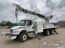 Terex Commander C4047, Digger Derrick rear mounted on 2012 Freightliner M2 106 T/A Flatbed/Utility T