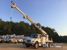Altec D2050A-BR, Digger Derrick rear mounted on 2011 Freightliner M2-106 T/A Flatbed/Utility Truck R