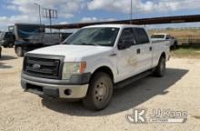 (San Antonio, TX) 2014 Ford F150 4x4 Crew-Cab Pickup Truck Runs & Moves) (Jump to Start, TPS Light O