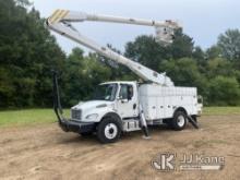 Altec AA755-MH, Material Handling Bucket Truck rear mounted on 2012 Freightliner M2 106 Utility Truc