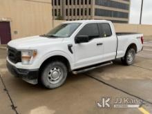 2021 Ford F150 4x4 Extended-Cab Pickup Truck Runs & Moves) (Rough Start, Elec. Throttle Control Warn