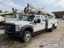(Des Moines, IA) Altec AT40G, Articulating & Telescopic Bucket Truck mounted behind cab on 2015 Ford