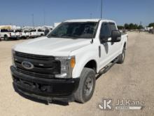 2017 Ford F250 4x4 Crew-Cab Pickup Truck Runs & Moves) (Check Engine Light On, Body Damage