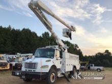 Altec AM855-MH, Over-Center Material Handling Bucket Truck rear mounted on 2010 Freightliner M2 106 