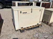 (Waxahachie, TX) Kohler Model: 22RY Generator Per seller, unit should run and operate, a transfer sw