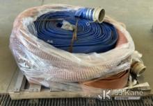 Pallet of trash pump discharge hose NOTE: This unit is being sold AS IS/WHERE IS via Timed Auction a