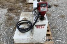 (Hawk Point, MO) Weather Guard fuel tank with Fill-rite pump (Operating condition unknown) NOTE: Thi