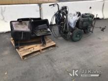 Unknown paint strip & pallet of misc bags & cover (Used) NOTE: This unit is being sold AS IS/WHERE I