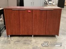 (El Cajon, CA) Import Advantage Model FC FMP3500 Credenza with lifting TV mount and remote included.