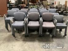 (El Cajon, CA) Qty 78 stackable rolling chairs. (Used) NOTE: This unit is being sold AS IS/WHERE IS