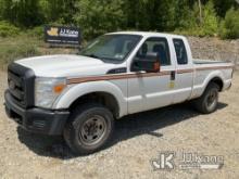 2013 Ford F250 4x4 Extended-Cab Pickup Truck Runs Rough & Moves) (Engine Noise, Damaged Radiator Fan