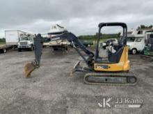 2014 John Deere 35G Mini Hydraulic Excavator Runs & Operates