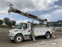 Altec DC47-TR, Digger Derrick mounted on 2016 Freightliner M2 106 Utility Truck Runs, Moves, Digger 
