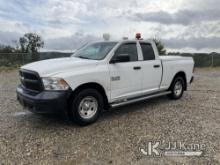 2017 RAM 1500 4x4 Extended-Cab Pickup Truck Runs & Moves) (Check Engine Light On, Rear Bumper Damage