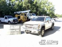 2007 Chevrolet Colorado 4x4 Crew-Cab Pickup Truck Runs & Moves, Rust Damage