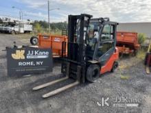 2008 Toyota 8FGU20 Solid Tired Forklift NO TITLE 
NO LPG Tank, Not Running, Condition Unknown