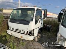 2006 Isuzu NPR Cab & Chassis Not Running, Condition Unknown, Missing Parts, Body & Rust Damage