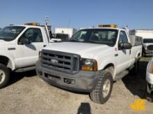 2006 Ford F350 4x4 Pickup Truck Runs & Moves, Trans Problems, Condition Unknown, Body & Rust Damage