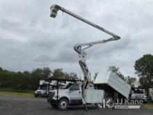 Terex/HiRanger XT60/70, Over-Center Elevator Bucket Truck mounted behind cab on 2015 Ford F750 Chipp
