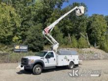 Versalift SST37EIH-01, Articulating & Telescopic Bucket Truck mounted behind cab on 2016 Ford F550 4