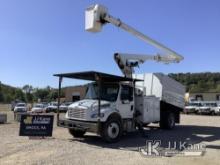 Altec LR760-E70, Over-Center Elevator Bucket Truck mounted behind cab on 2018 Freightliner M2 Chippe
