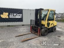 2013 Hyster H60FT Solid Tired Forklift Runs, Moves & Operates