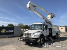 Altec AN55E-OC, Material Handling Bucket Truck rear mounted on 2014 Freightliner M2 106 Extended-Cab
