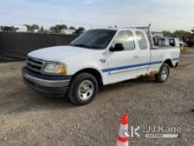 2003 Ford F150 Extended-Cab Pickup Truck Runs, Moves, Rust and Body Damage, No Breaks, Leaks Coolant