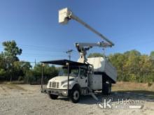 Altec LR7-60E70, Over-Center Elevator Bucket Truck mounted behind cab on 2016 Freightliner M2 106 Ch