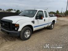 2008 Ford F250 Extended-Cab Pickup Truck Runs, Moves, Rust, Body Damage, Air Bag Light On