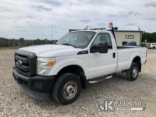 2015 Ford F350 4x4 Pickup Truck Runs & Moves) (Worn Front Passenger Side Tire, Chipped Windshield